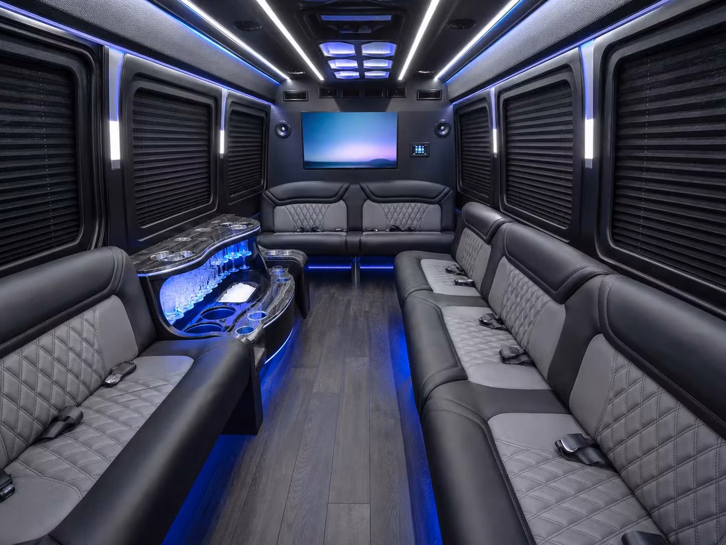 military ceremony and event shuttle bus rentals in warren