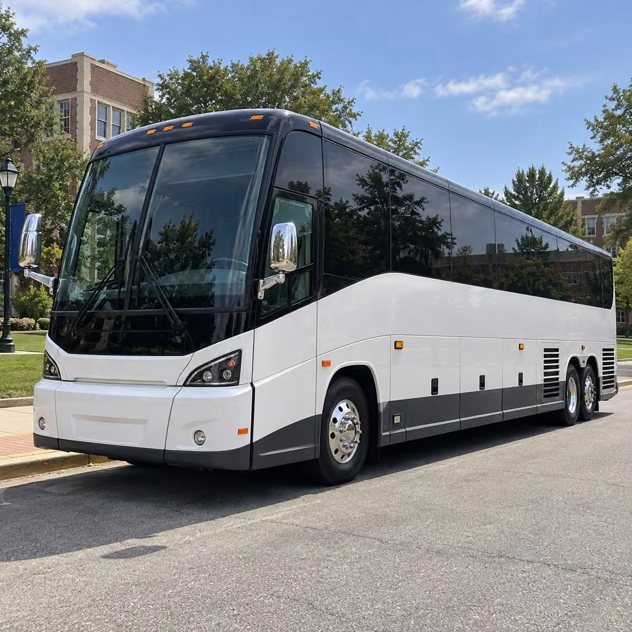 sports fan bus rentals team transportation in warren
